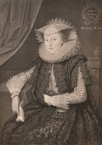 メアリーシドニー、ペンブローク伯爵夫人、1614年、1904年 作： Marcus Garret Gheeraerts the Younger