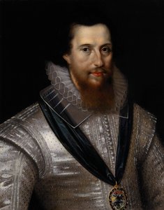 ロバート・デブルー、エセックス2世伯1556〜1601年、17世紀末。 作： Marcus Garret Gheeraerts the Younger