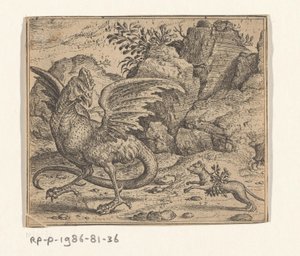 バジリスクとイタチの寓話 作： Marcus Gheeraerts (I)