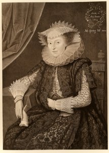 ジェームズ1世と6世のペンブローク伯爵夫人メアリーシドニー、1904年にマンジジョヤント＆パリによって印刷（コロタイプ） 作： Marcus Gheeraerts