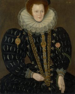 レディ・エリザベス・ナイトレイと呼ばれる女性 作： Marcus Gheeraerts the Younger