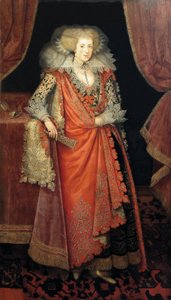 フランシス・クニヴェット、ラトランド伯爵夫人 作： Marcus Garret Gheeraerts the Younger