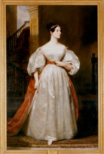 オーガスタ・エイダ・ラブレス伯爵夫人 1815-1852年、英国の数学者および作家 作： Margaret Carpenter