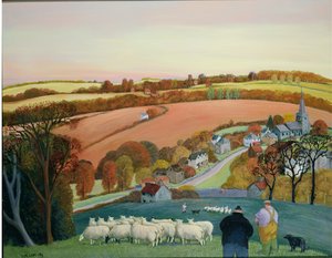 秋の風景 作： Margaret Loxton