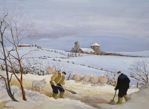 雪片付け 作： Margaret Loxton