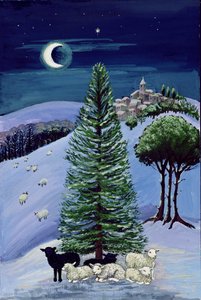 冬景色の羊 作： Margaret Loxton