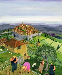 サン・ポール・ド・ヴァンス 作： Margaret Loxton