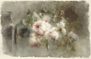 バラの花瓶 作： Margaretha Roosenboom
