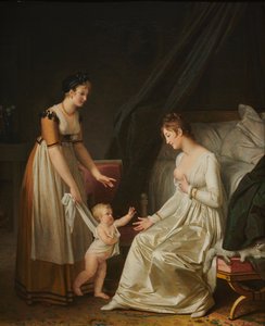 授乳中の母親 作： Marguerite Gerard
