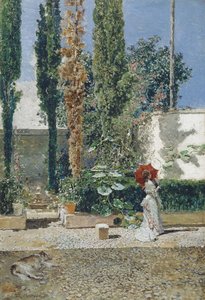 フォーチュニーズハウスの庭、1872 作： Marià Fortuny