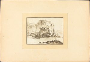 地中海の海景 作： Maria Catharina Prestel after Thomas Wyck