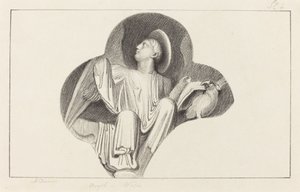 ウェルズ大聖堂の天使 作： Maria Denman after John Flaxman