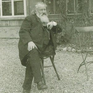 作曲家ヨハネス・ブラームスの肖像 1833-1897, 1894 作： Maria Fellinger