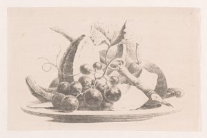 皿の上の果物