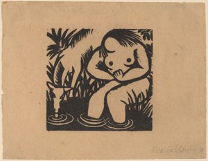 水辺の女 作： Maria Uhden