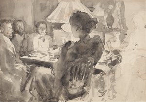 夕食後の会話 作： Maria Yakunchikova