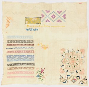 サンプラー 作： Maria de la Luz Garcia