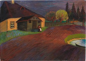 記憶、1907-1908。 作： Marianne von Werefkin