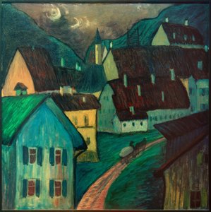 ムルナウの夜 作： Marianne von Werefkin