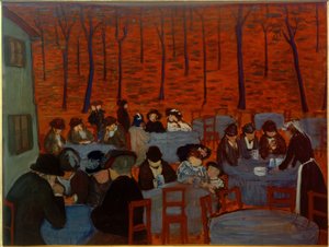 ビアガーデン 作： Marianne von Werefkin