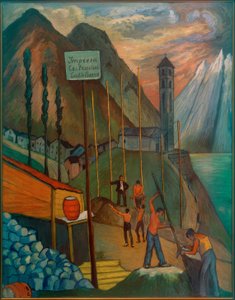 新しい建物 作： Marianne von Werefkin
