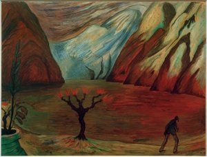 郵便配達 作： Marianne von Werefkin