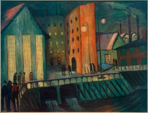 夜勤 作： Marianne von Werefkin