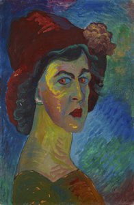 自画像 作： Marianne von Werefkin