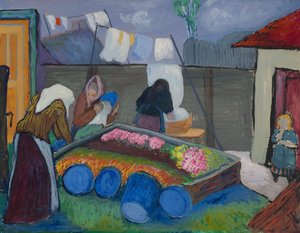 洗濯女 作： Marianne von Werefkin