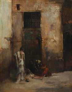 ドアのそばの物乞い 作： Mariano Fortuny y Marsal