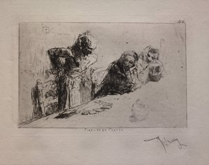 占い師 作： Mariano Fortuny y Marsal