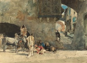 タンジールの通り 作： Marià Fortuny