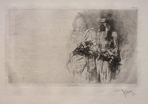 スケッチ。 作： Mariano José María Bernardo Fortuny y Carbó