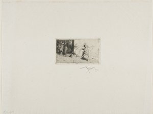 セビリアの通り 作： Mariano Fortuny y Marsal