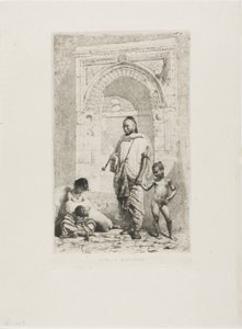 モロッコの家族 作： Mariano Fortuny y Marsal