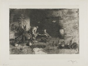 モロッコの靴職人 作： Mariano Fortuny y Marsal