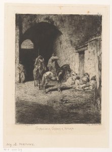 Bewakers ヴァン デ カスバ テ テトゥアン カスバハ テトゥアン ガード (オブジェクトのタイトル) 作： Mariano José María Bernardo Fortuny y Carbó