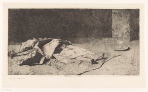 カビルの死体 Kabyle mort (オブジェクトのタイトル) 作： Mariano José María Bernardo Fortuny y Carbó