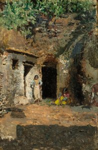 ジプシーの洞窟、グラナダ、1871年頃。