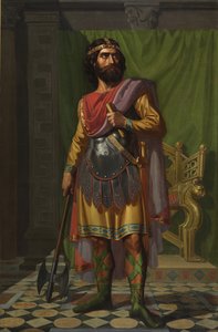 シセブト、西ゴート王、1854 作： Mariano de la Roca y Delgado