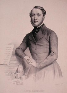 アンリ・ローゼレン（1811-76）の肖像（エングレーヴィング） 作： Marie Alexandre (after) Alophe