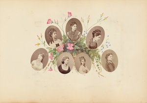 マダムBのアルバム、1870年代。 作： Marie Blanche Hennelle Fournier