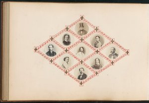 マダムBのアルバム、1870年代。 作： Marie Blanche Hennelle Fournier