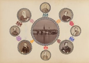 マダムBのアルバム、1870年代。 作： Marie Blanche Hennelle Fournier