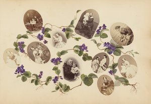 マダムBのアルバム、1870年代。 作： Marie Blanche Hennelle Fournier