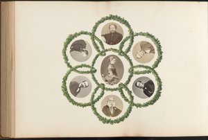 マダムBのアルバム、1870年代。