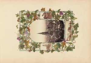 マダム B アルバム、1870 年代。 作： Marie Blanche Hennelle Fournier