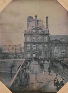 1844 年 5 月 1 日、ポン ロワイヤルのパレード 作： Marie Charles Isidore Choiselat