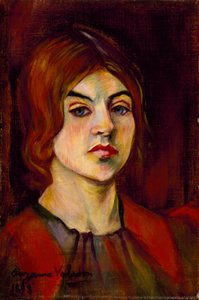 自画像、1898 作： Marie Clementine (Suzanne) Valadon