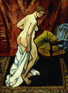 タオルで立ちヌード; Nu Debout Sa Drapant、1919年